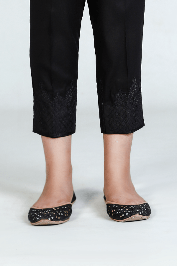 Women Stitched Trouser Black Color SFT-060